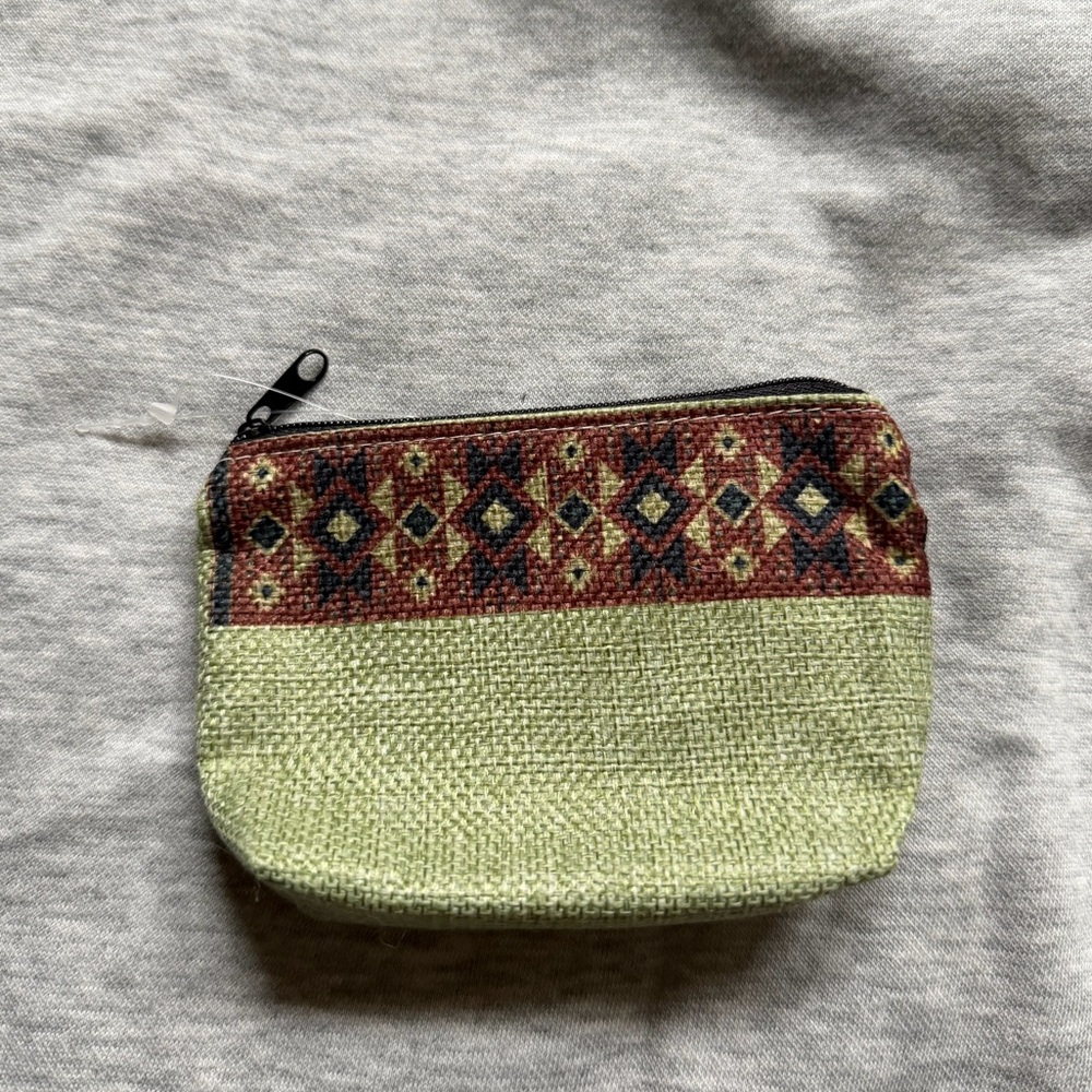 Boho Patterned Coin Pouch NEW